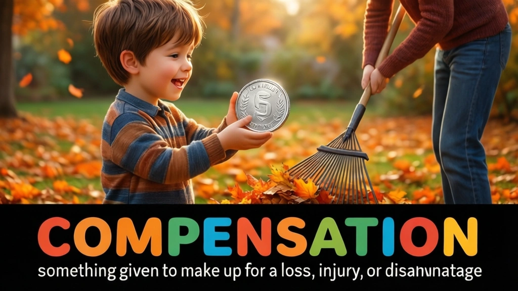 English Illustration for compensation